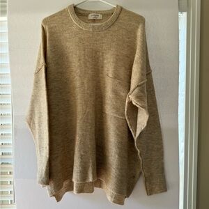 Zenana women’s  Tan Crewneck Sweater